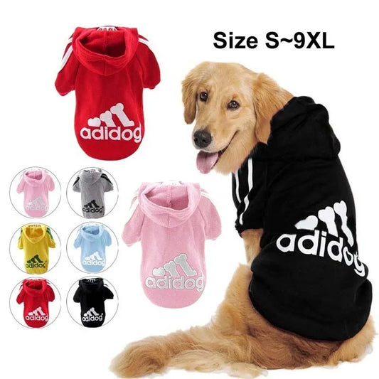 Pet Hoodie Stylish print matching outfit for all sized dogs