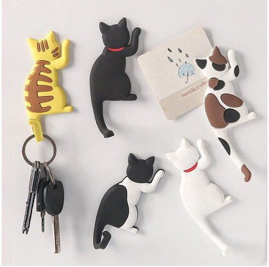 Japanese Style Cat Fridge Magnet Fridge notes hanger hook decoration