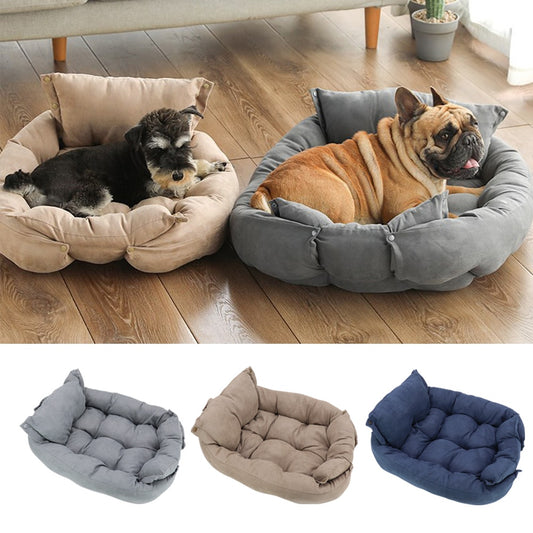 Cozy Soft 3 Styles Pet Bed for Small Medium Dogs and Cats Machine Washable