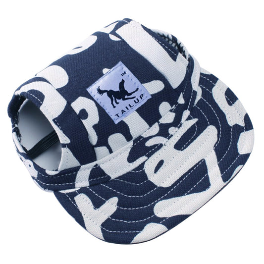 Summer fashion pattern baseball cap hat for dogs