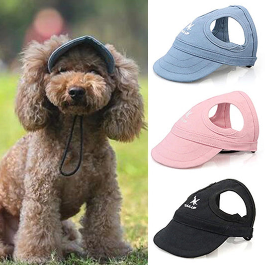 Summer fashion baseball cap hat for dogs