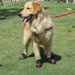 4pcs/set Dog Shoes Reflective Anti-slip Waterproof Rainy Boots Wellies For Medium Large Dog