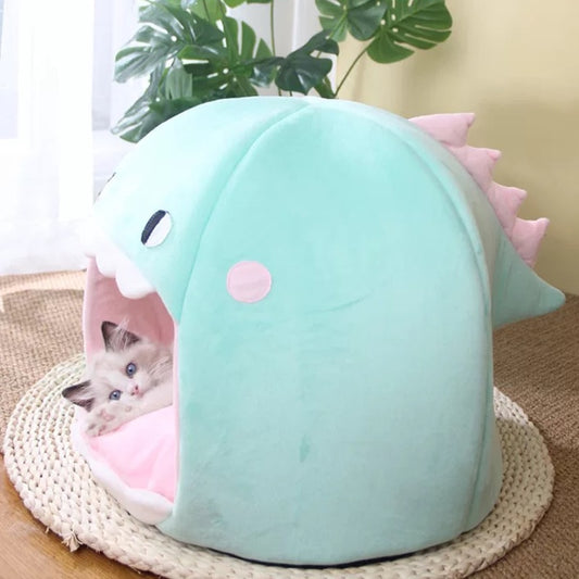 Cute Dinosaur Bed Hideouts for Cats and Small Dogs